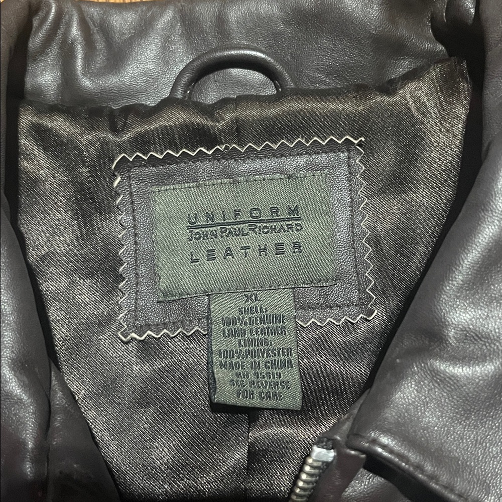 John Paul Richard Womens Brown Leather Jacket - Picture 2 of 5